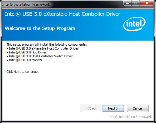 Intel® Usb 3.0 Extensible Host Controller Driver